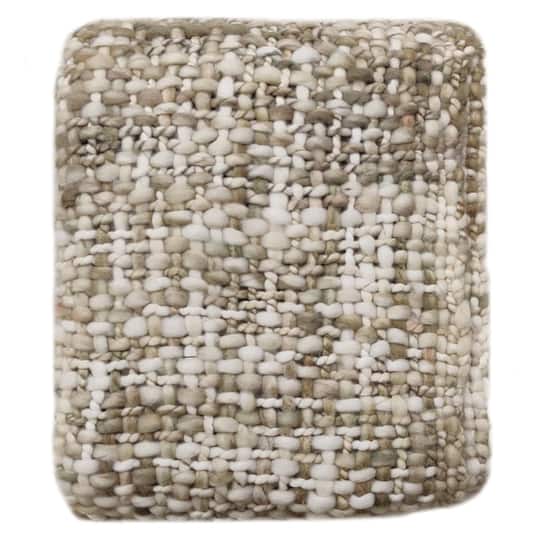 50" x 60" Beige Soft Flannel Throw by Ashland®